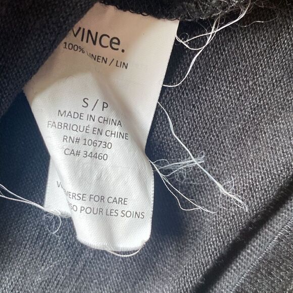 Vince. Linen sweater. S/P. - Picture 3 of 4